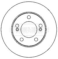 BORG & BECK Piduriketas BBD4681